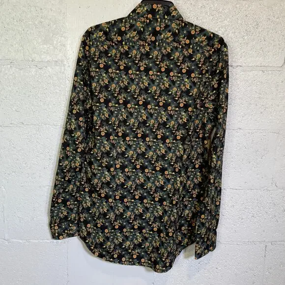 Paisley & Gray Men's Samuel SlimFit Floral Button-Down Shirt Garden night  L $95 - Picture 3 of 8